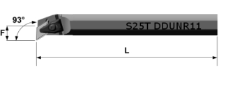 Bohrstange Stahl S40V DDUNL15 links für DNM.1506